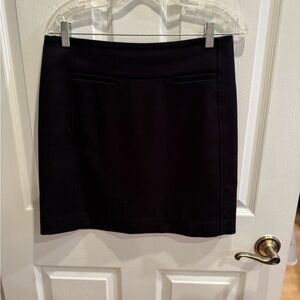 LOFT Elegant Black Mini Skirt